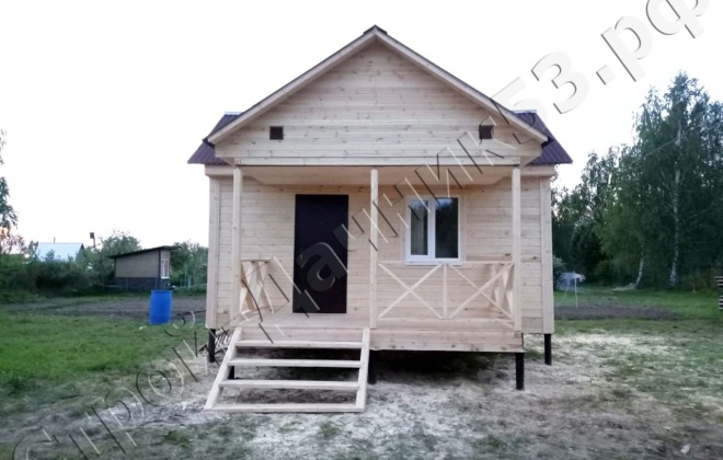 4 Брусовой дом ОД-2 6×4, 32 м², Московская область, Деревня Захарово (1)